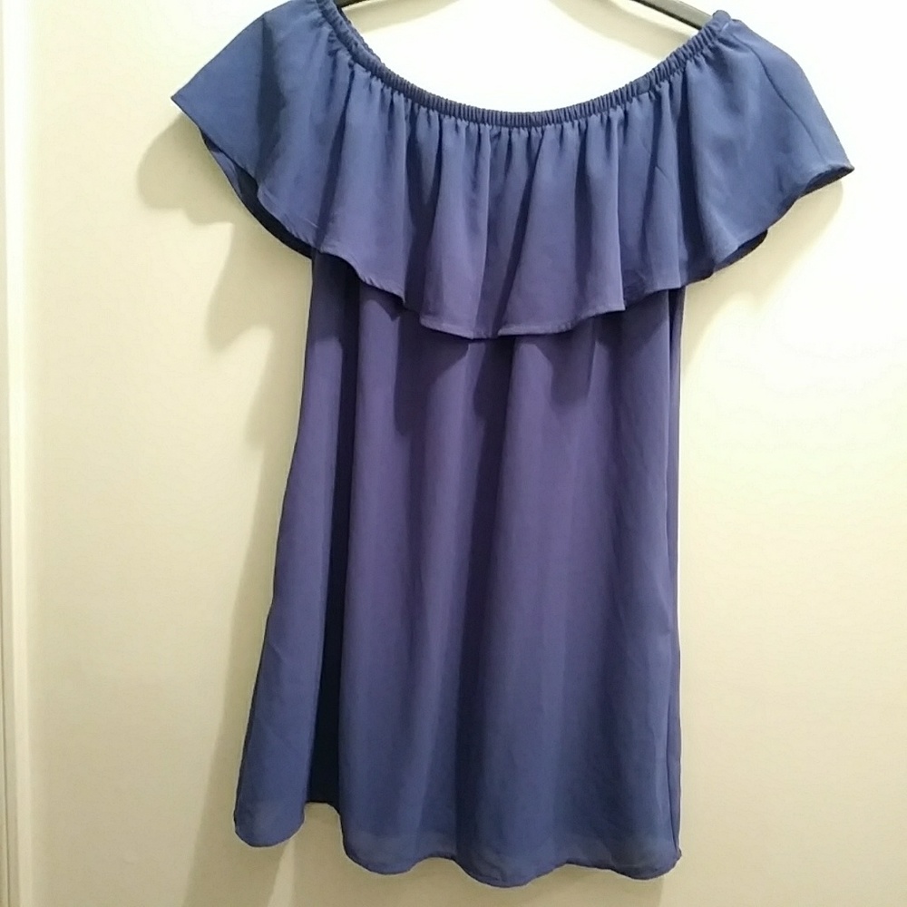 Speechless Cerulean boat shirt